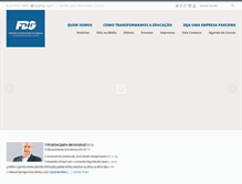 Tablet Screenshot of fdg.org.br